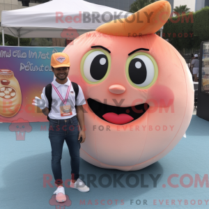 Peach Donut mascottekostuum...