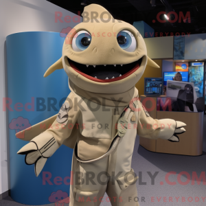 Tan Swordfish mascot...