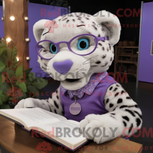 Lavendel Jaguar Maskottchen...