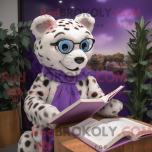 Lavender Jaguar mascot...