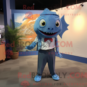 Costume mascotte de Piranha...