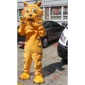 Orange and brown cat mascot. Feline mascot - Redbrokoly.com