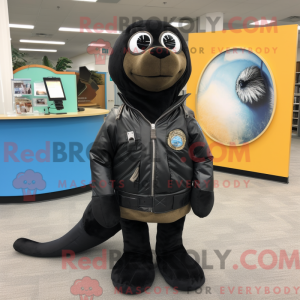 Black Seal maskot kostume...