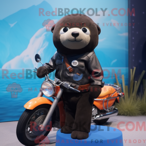 Black Seal maskot kostume...