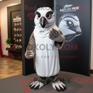 Silver Falcon mascot...