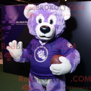 Lavendelbjørn maskot...