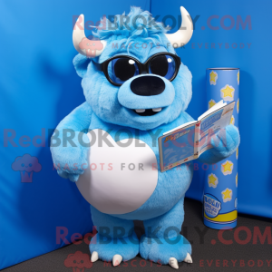 Disfraz de mascota Sky Blue...