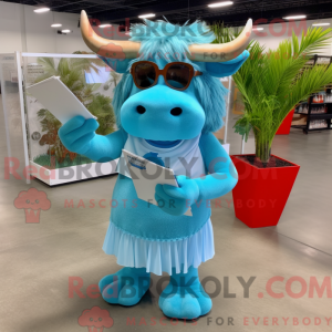Disfraz de mascota Sky Blue...