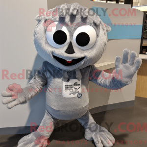 Sølv edderkop maskot...