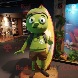 Costume mascotte de planche...