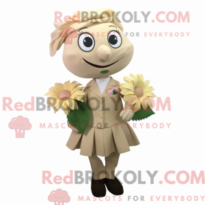 Beige boeket bloemen...