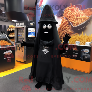 Mascotte de frites noires...
