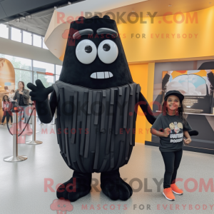 Mascotte de frites noires...