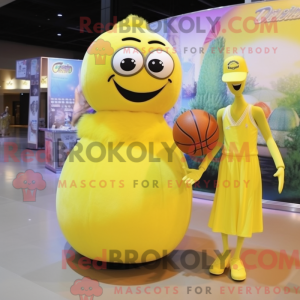 Citroengele basketbalbal...