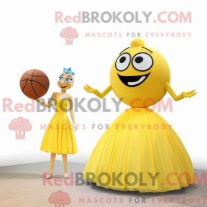 Citroengele basketbalbal...
