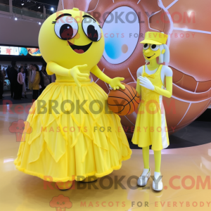 Citroengele basketbalbal...
