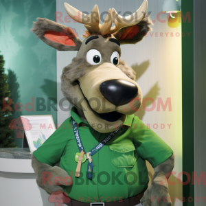 Costume mascotte d élan...