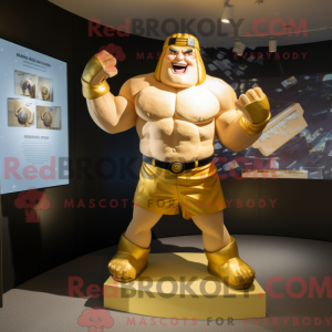 Costume de mascotte Gold...