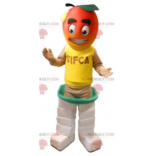 Reusachtige vissende mascotte - Redbrokoly.com