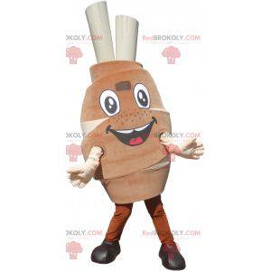 Mascote de costela de porco pedaço de carne - Redbrokoly.com