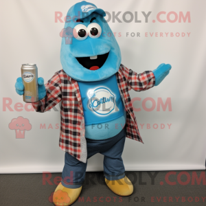 Sky Blue Soda Can...