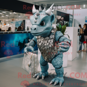 Sølv Triceratops...