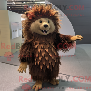 Brown Porcupine mascot...