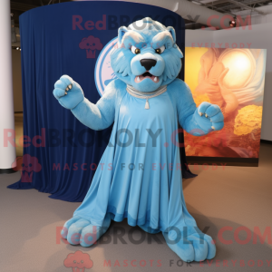 Postava maskota Sky Blue...
