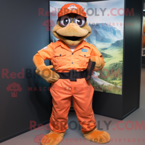 Personaggio mascotte Orange...