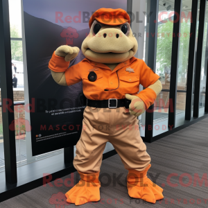 Personaggio mascotte Orange...