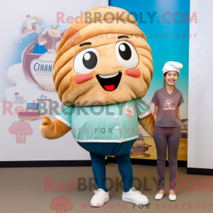 Croissant mascotte kostuum...