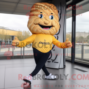 Croissant mascot costume...