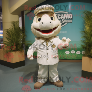 Cream Cod mascottekostuum...