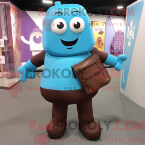 Maskottchen-Kostüm Sky Blue...