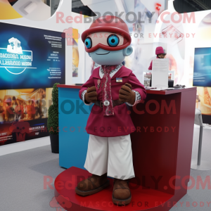 Maroon Doctor maskot...