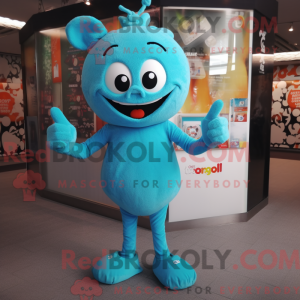 Costume de mascotte de Cyan...