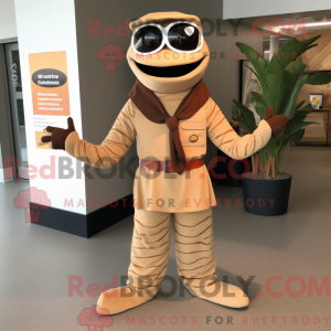 Brown Snake-mascottekostuum...