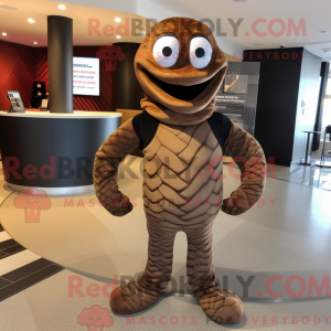 Brown Snake-mascottekostuum...