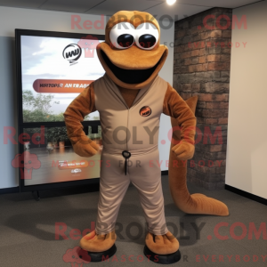 Brown Snake-mascottekostuum...