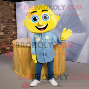 Gul forlovelsesring maskot...