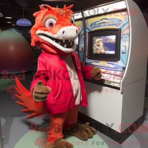 Red Barracuda mascot...