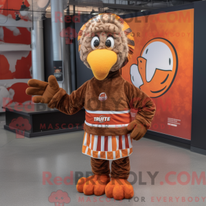 Rust Tyrkiet maskot kostume...