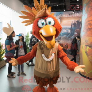 Rust Tyrkiet maskot kostume...
