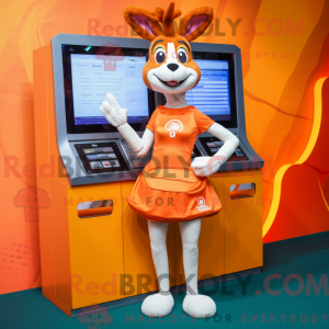 Orange Gazelle maskot...