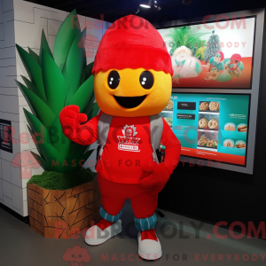 Disfraz de mascota de Piña...