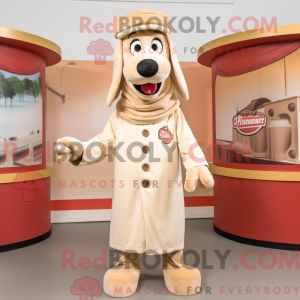 Cream Hot Dogs mascot...