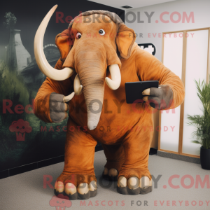 Rust Mammoth maskot kostume...