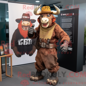 Rust Minotaur mascot...