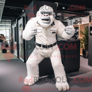 White Gorilla mascot...