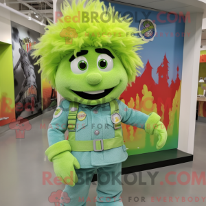 Personaggio mascotte Lime...